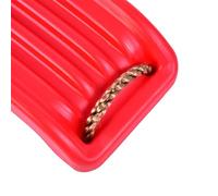 Aramox Columpio de Plástico para Niños, Asiento de Columpio de Plástico para Niños con Cuerda a Prueba de Sol, Hebilla Ajustable, 45 X 16,5 X 7,5 Cm, hasta 150 Kg, para Patio de Juegos de Jardín con