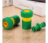 Aramox Conector de Manguera de Agua, Material PP, 3 Piezas de Accesorios de Conexión Rápida, Fácil Instalación para Riego de Jardines y Lavado de Autos