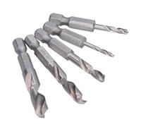 Aramox Conjunto de Brocas Hexagonales, Material de Acero de Alta Velocidad, Estabilidad Mejorada con Hexadecimal, Versátil para Carpintería y Tareas Mecánicas