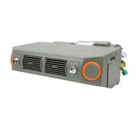 Aramox Conjunto de Evaporador de CA, ABS Debajo del Tablero Evaporador de Aire Acondicionado 24 V, Termostato Electrónico de 3 Velocidades, 32 Tubos 3400 Kcal H 360 CFM para Automóviles, Camiones,