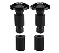 Aramox Contrapeso Manillar Tapa del extremo del manillar, 22 mm 7/8 pulgadas Tapa del tap¨®n deslizante del extremo del manillar de la motocicleta para Racing ATV Offroad(Negro)