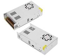 Aramox Controlador de Fuente de Alimentación de Interruptor Controlador de Fuente de Alimentación de Aleación de Aluminio DC 12V 10A 120W Protección contra Sobrecarga Salida Ajustable para Barra de