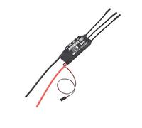 Aramox Controlador de Velocidad Eléctrica de Helicóptero de Aeronaves RC sin Escobillas 80A para un Rendimiento de Vuelo Estable, Construcción de Silicona/Cobre de 3-6s-compatible, Silicona/Cobre