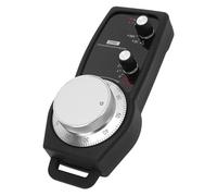 Aramox Controlador de Volante Electrónico Inalámbrico CNC de 5 Ejes, Canal de Comunicación ISM, Distancia Antiinterferencias de 40 M, Colgante MPG Electrónico CNC de 5 Ejes con Arnés de Parada de