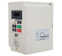 Aramox Convertidor de Frecuencia Vectorial Variador de Frecuencia ABS V F y Control Vectorial PID Ajuste Automático Protección Incorporada para Control de Velocidad del Motor Equipo Industrial