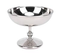 Aramox Copa de Helado, 304 Postre de Acero Inoxidable que Sirve Copa de Dulces de Bocadillos con Patas de Tazón, Ideales para Postres Fríos o Fríos, Nueces, Dulces y Bocadillos, Borde