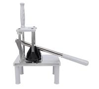 Aramox Cortador de Patatas Fritas Comercial Cortador de Patatas de Acero Inoxidable con Cuchillas de Repuesto Ergonómico 24 X 15 X 40 Cm para Restaurantes Cocinas Caseras Preparación de Verduras