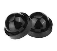 Aramox Cubierta antipolvo para faros delanteros, 2 unidades de 90 mm de goma negra para faros delanteros de coche, cubierta de sellado impermeable