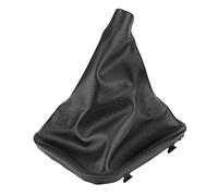 Aramox Cubierta de la Bota de de Marchas Polaina de de Marchas de Cuero Artificial 16,5 X 13,5 Cm Reemplazo de Fácil Instalación para el Conductor Izquierdo para la Perilla de Interior E34 E36