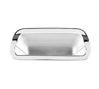 Aramox Cubierta de la manija de la puerta del maletero trasero, cubierta de la manija de la puerta del maletero trasero cromada ABS para CRV 2007-2011 cromo plateado blanco