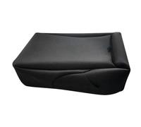 Aramox Cubierta de la Tapa de la Consola Central, Reemplazo de la Tapa del Reposabrazos del Asiento Auxiliar de Cuero PU (Black)