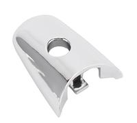 Aramox Cubierta de Manija Exterior de Puerta de Automóvil con Ojo de Cerradura, Plástico Plateado, Compatible con QX 60 QX 70 EX35 QX50, OEM 80646 1BA0A