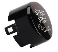 Aramox Cubierta del Botón del Interruptor de Parada de Arranque del Motor del Automóvil Botón Pulsador ABS para F G X Series F20 F30 F10 X3 X5, 3 Cm de Diámetro, Fácil Instalación con Destornillador