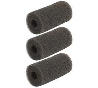 Aramox Cubiertas de Esponja para Filtro de Entrada de Acuario, 20 Unidades, Tubo de Filtro de Esponja Negro de 4 X 8 Cm para Peceras, Varillas de Entrada de Agua Que Ayudan a Bloquear los Desechos,