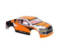 Aramox Cuerpo de Camioneta Pickup RC, Cubierta Pintada de PVC para Autos RC con Distancia Entre Ejes de 26 Cm, Fácil Instalación y Diseño Elegante para Entusiastas (Orange)