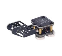 Aramox CW Keyer Automatic Trainer Double Paddle Morse Code Key con 4 Nd Bases Magnet de 3.5 Mm Interfaz Tipo C de Ruta C para Computadoras de Teléfonos Inteligentes de Radioaficionados