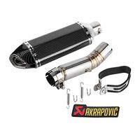 Aramox de Escape Estilo Fibra de Carbono, Silenciador Deslizante con Tubo Central DB Killer para CBR500R CB500F CB500X 2013-2015