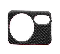 Aramox DECORACIÓN del Panel DE LA Cubierta del Interruptor DE Faros DE Fibra DE Carbono para EL Interior del Coche