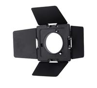 Aramox Deflector de Luz de 4 Hojas, Puertas de Granero Plegables de Aleación de Aluminio con Cuchillas Ajustables para YN150, Control de Luz Portátil para Vlogs y Fotografía