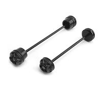 Aramox Deslizadores De Eje De Horquilla De Rueda Delantera Y Trasera Protector De Choque Protector De Horquilla De Rueda Compatible Con MT07 FZ07 XSR700