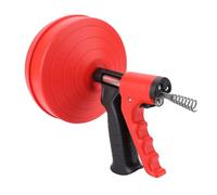 Aramox Desmontaje de Bloqueo Efectivo, 65 Acero de Manganeso, 2-3 Curvas, Limpiador de Fregadero Portátil, Adecuado para Tuberías de 50-75 Mm, Manual o Taladro con Navegación sin Costura para un Uso