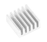 Aramox Disipador de Calor de Aluminio para Placa de Amplificador, Diseño Extruido de 10063-t5 Premium, Paquetes de 100 de 9x4x9 Mm para Transistores y Uso de PCB