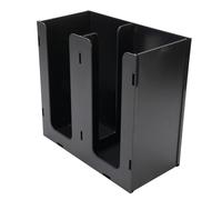 Aramox Dispensador de Vasos de Papel, Taza de café Acrílica y Soporte para Tapa con Diseño de 2 Compartimentos para Cafetería, Organización de la Cocina del Hogar