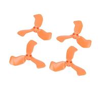 Aramox Drone 3 Paletas Hélice PC Reemplazo Hélice 4PCS 7g Diseño Liviano de bajo Ruido para un Ajuste Más Prolongado para Neo 2 para Vuelo Diario y Uso de Repuesto (Orange)