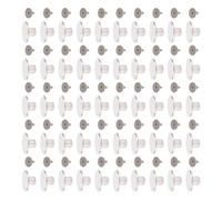 Aramox Elegante Botón de Manguera de Acero Inoxidable con Patrón de Estrella, Conexión Práctica de Tornillo, 50 -versátil para Abrigos, Camisas y Mochilas