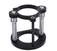 Aramox Elevador de Enrutador, Base Ajustable de Aleación de Aluminio con Manivela para Máquinas de Corte de 64-66 Mm, para Proyectos de Carpintería