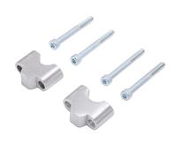 Aramox Elevador de Manillar para Motocicleta para Manillares de 7/8 Pulgadas (22 mm), Aluminio, Altura de Elevación de 30 Mm/1,18 Pulgadas, Moto de Cross ATV