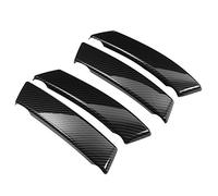 Aramox Embellecedor de Manija de Puerta Interior, Cubierta de Manija de Puerta ABS, 4 Piezas, Acabado Brillante, Fácil de Pegar, Apto para Decoración Interior de Coche Sport 2020