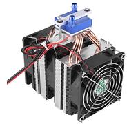 Aramox Enfriador Termoeléctrico Enfriador de Agua de Refrigeración Semiconductor 120W 180W DC 12V Bloque de Enfriamiento Grande con 4 Tubos de Cobre para Pecera Acuario Enfriamiento Rápido (120W