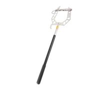 Aramox Enhebrador de Gancho para Tipo U Gancho de Muelle de Aleación de Aluminio Poste Telescópico de 1,5 M de 30 Cm para Amarre Manejo de Líneas de Atraque en Pesca y Uso en Puertos Deportivos
