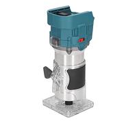 Aramox Enrutador de Carpintería Inalámbrico, Recortador de Velocidad Ajustable de 18 V con Ergonómico y de Bloqueo Rápido para Carpintería Profesional