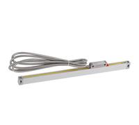 Aramox Escala Lineal de Torno, Codificador de Escala Lineal óptica con Resolución de 1 μM, Enchufe DB9 DC 5 V, Manguera de Acero Inoxidable, Tira Antipolvo, Cable de para Usuarios de Lectura Digital