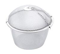 Aramox Esfera Infusor de té de Acero Inoxidable, Filtro de Acero Inoxidable, Filtro de Malla con Gancho, para Elaboración de té de Hoja Suelta, 6 Cm, Fácil de Usar (315)