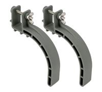 Aramox Estribos de Escalada Diseño Ergonómico de Escalada Rápida con Cuerda, Material Plástico Liviano para un Fácil Ascenso y Descenso (Grey)