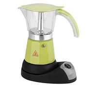 Aramox exprés, 300 ml / 6 tazas 480 W eléctrica espresso Moka Pot extraíble cocina cocina cafetera(Green)