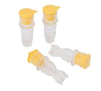 Aramox Exprimidor de Limón Portátil Pequeño, Extractor Eficiente para la Cocina del Hogar, Exprimidor Manual de Cítricos de 4 Piezas para Personas Preocupadas por su Salud (YELLOW)