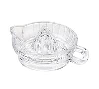 Aramox Exprimidor De Naranjas De Vidrio Spreader de Limón Manual, Exprimidor de Vidrio para Cítricos, Naranjas, Limones, Limas, Jugo Fresco en Segundos, Diseño Moderno, Cristal, Vierte una Boquilla,