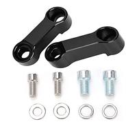 Aramox Extension De Espejos Para Moto Nmax Adaptador de espejo, 10 mm 8 mm Kit de adaptador de espejo retrovisor de motocicleta Extensor de montaje en elevador