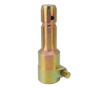 Aramox Extensor de PTO Confiable 1 3/8 Pulgadas 6 Spline Hembra Macho Adaptador Dispositivo Industrial para Maquinaria Agrícola Color Hierro Recubierto de Zinc