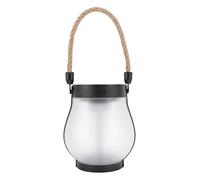Aramox Farol Solar Colgante, Plástico Resistente a la Lluvia, Llama | Iluminación del camino del patio del jardín, carga de la luz del día de la batería de Li 400mAh, manija constante de la