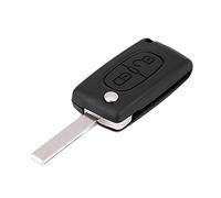 Aramox Fob 433MHz de la llave a distancia del coche de 2 botones con la hoja sin cortar para 207 307 308 407 807