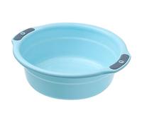 Aramox Fregadero de Lavandería Portátil, Lavabo de Plástico Grueso, Capacidad Media Grande, Fondo Antideslizante, Fácil de Transportar para el Hogar, Viajes, Dormitorio, Ropa, Lavado de Cara y Pies