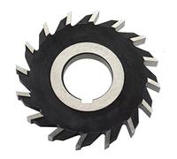 Aramox Fresa Frontal de 16 Dientes Disco de Molino de Acero de Alta Velocidad 80 Mm de Diámetro 27 Mm de Diámetro Interior 8 de Ancho de Diente para Procesamiento Plano Usuarios de Metalurgia