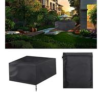 Aramox Funda Antipolvo para Mesa Exterior, Protector Impermeable para Silla de Tela Oxford, Resistencia Duradera contra el Sol y la Lluvia, Ideal para Uso en Jardín y Patio 250x250cm (250*250*90)