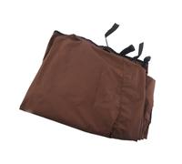 Aramox Funda de Cojín para Columpio para Exteriores, Tela de Poliéster Impermeable, Ligera y Fácil de Limpiar, Funda para Hamaca de 3 Asientos para Jardín y Patio (Café)
