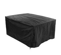 Aramox Funda para Mesa de Exterior, Poliéster con Protección Resistente Al Desgarro y Al Sol, Cubierta Cuadrada para Patio de 49,21x49,21x27,56 Pulgadas para Muebles de Interior y Exterior